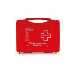 Esculape Coffret De Secours Polypro Rouge Asep P