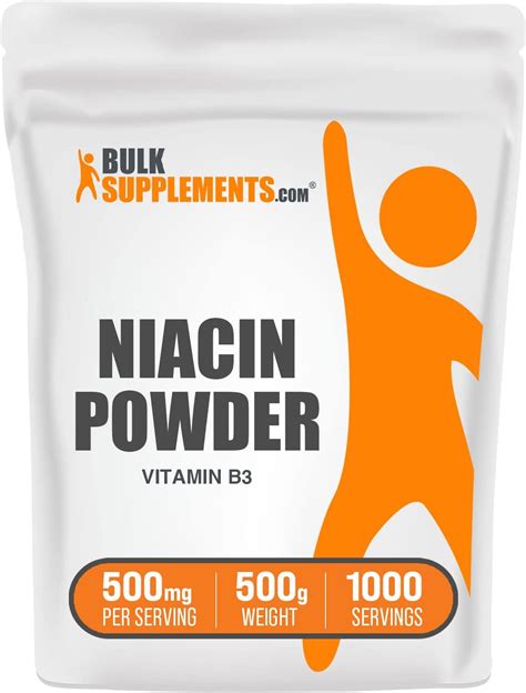 Niacin With Flushing Vitamin B3 Niacin 500mg