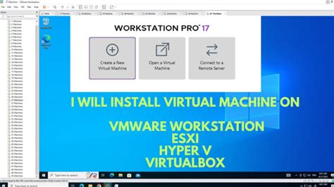 Install Virtual Machine On Vmware Esxi Hyper V Virtual Box By