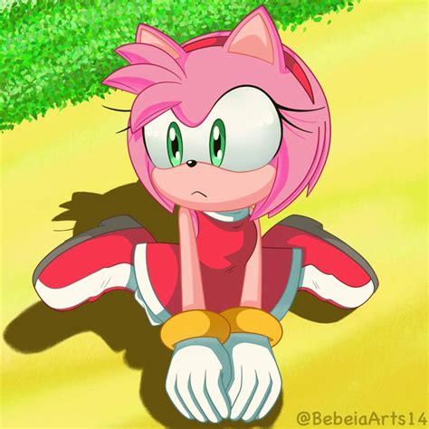 Amy Rose Redraw Screenshot By Bebeiaarts14 On Deviantart