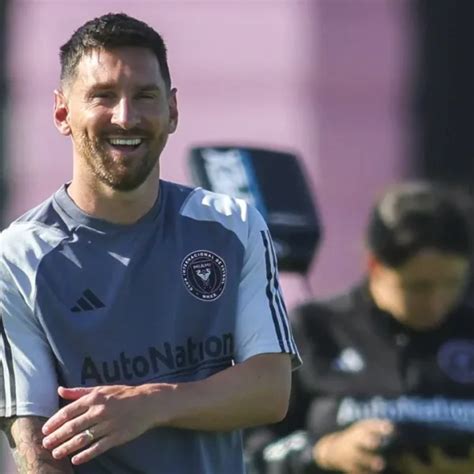 Messi Y Su Primera Pr Ctica A Puertas Abiertas En Inter Miami T Nel De