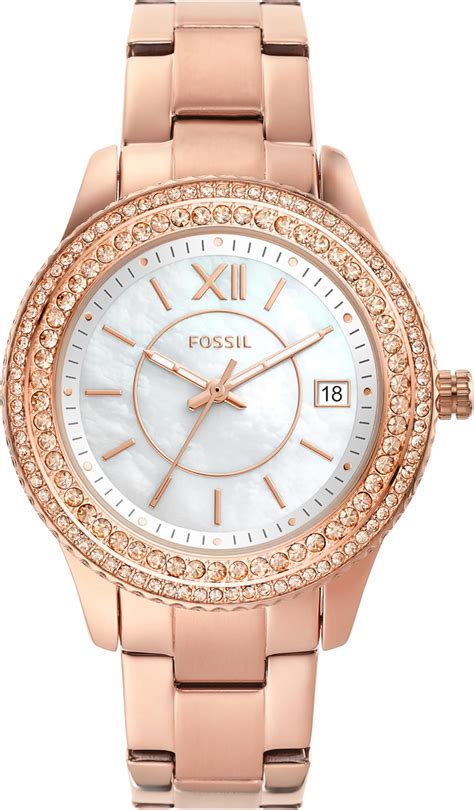 Fossil Montre Pour Femmes Stella Mouvement Trois Aiguilles Date