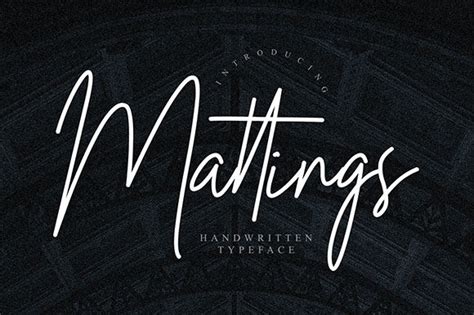 Descargar Fuente Mattings Handwritten Signature Gratis En Ifont