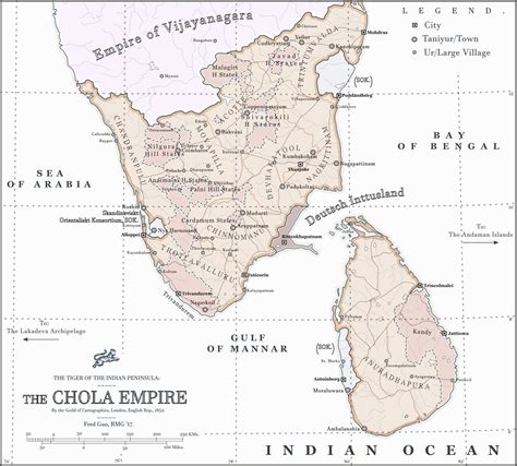 Tiger of India: Map of the Chola Empire [RMG '17] by MarsandCadmium on ...