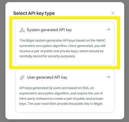 Step By Step Guide Retrieve Your Api Key From Bitget Vema Trader