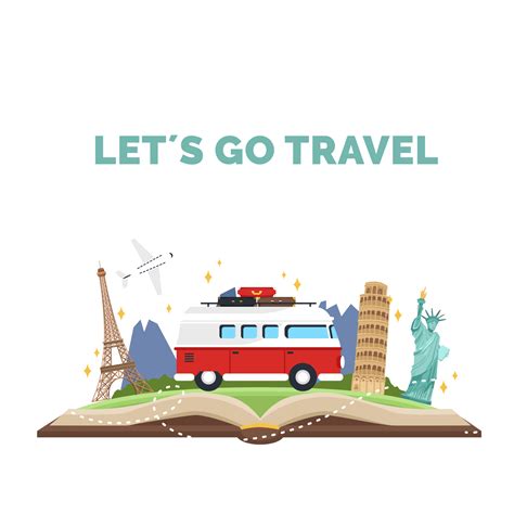 Travelling Vacation Design Illustration Png