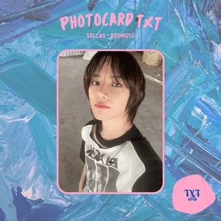 PHOTOCARD TXT TOMORROW X TOGETHER SELCAS BEOMGYU Kpop Card