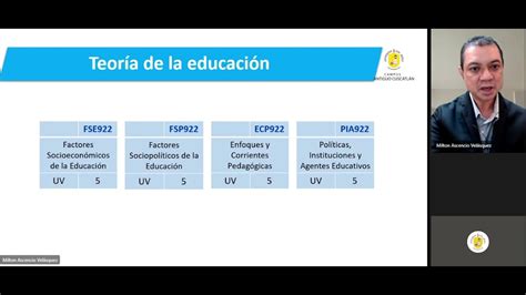 Presentación Maestría y Doctorado en Educación YouTube