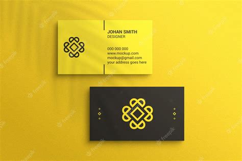 Premium Psd Simple Elegant Business Card Mockup