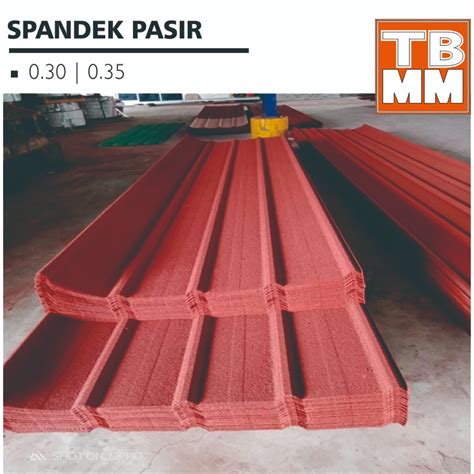 jual atap spandek pasir  spandek pasir tebal  shopee indonesia