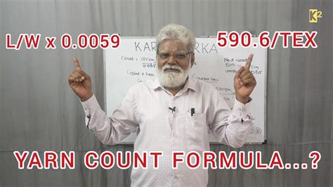 Yarn Count Formula Youtube