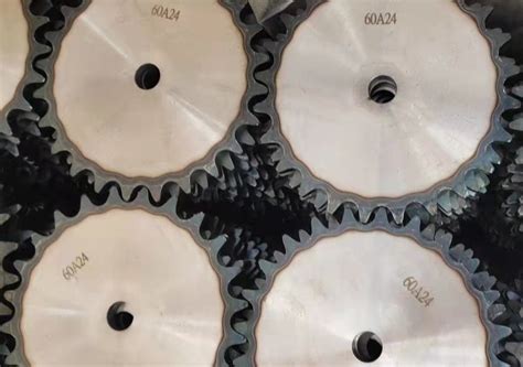 Double Single Sprockets Duplex Plate Wheels For Two Single Roller