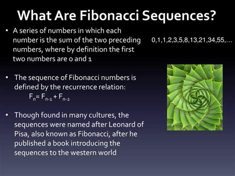 PPT - Fibonacci Sequences PowerPoint Presentation, free download - ID ...