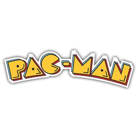 Sticker Pac-Man Logo | MuralDecal.com