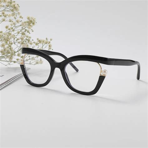 Halona Cat Eye Black Glasses