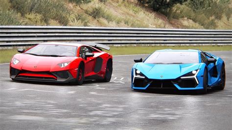 Lamborghini Revuelto Vs Lamborghini Aventador Sv At Nurburgring