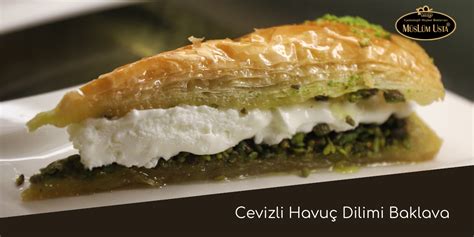 Cevizli Havuç Dilimi Baklava 1 Kg Tepsi Müslüm Usta