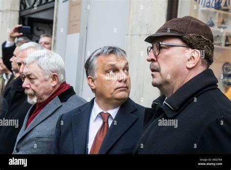 Prime Minister Of Hungary Victor Orban Unveiles A Memorial Plaque