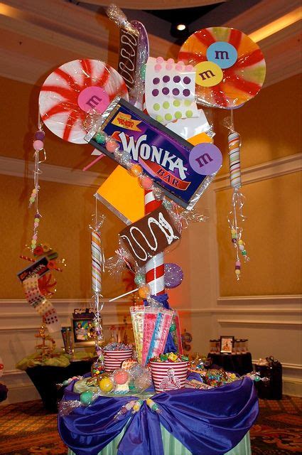 Candy Themed Wonka Room Centerpiece