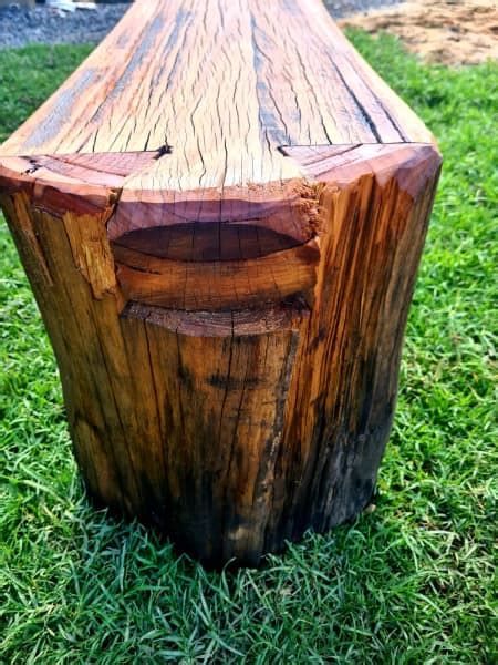 Outdoor Bench Seat Made From Premium Hardwood Timbers Firewood