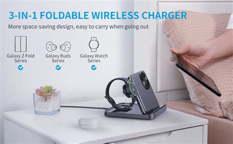 Joyveva For Samsung Z Fold 65 Wireless Charger Station 3