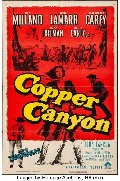 Copper Canyon Paramount Folded Fine Very Fine One Sheet