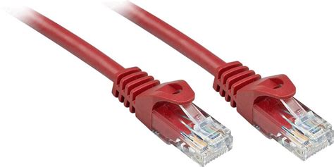 LINDY 48180 RJ45 Netzwerkkabel Patchkabel CAT 6 U UTP 0 30m Rot Mit