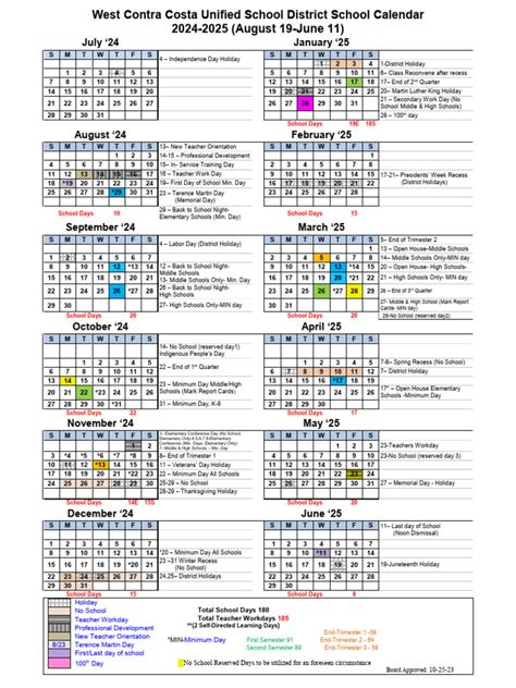 Wccusd 2024 2025 School Calendar Pdf Festival Social Institutions