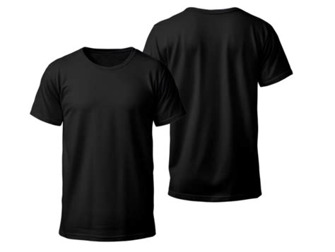 Black Tshirt Mockup PNGs for Free Download