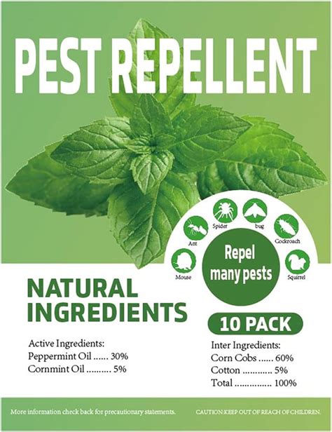 Mouse Repellent Pouches Peppermint Oil To Repel Mice And Rats Rodent