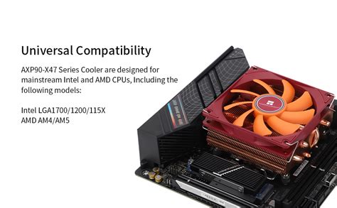 Thermalright Axp X Full Cooper Low Profile Cpu Air Cooler With