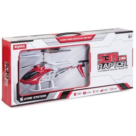 Syma S39 Raptor Hélicoptère télécommandé robuste avec gyroscope