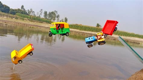 Jump River Mini Auto Rickshaw Jcb Dx Dumper Truck And Hmt Tractor