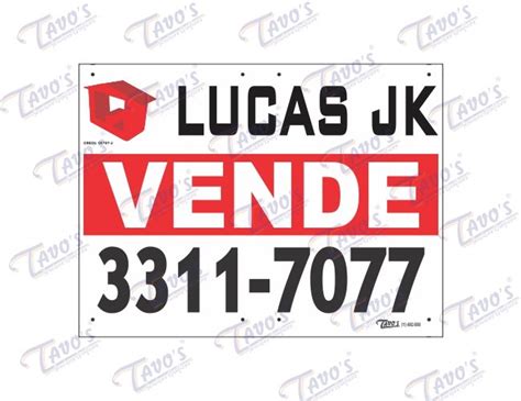 Placa Imobili Ria X Cm Lonaplac Personalizada Aluga Se Ou