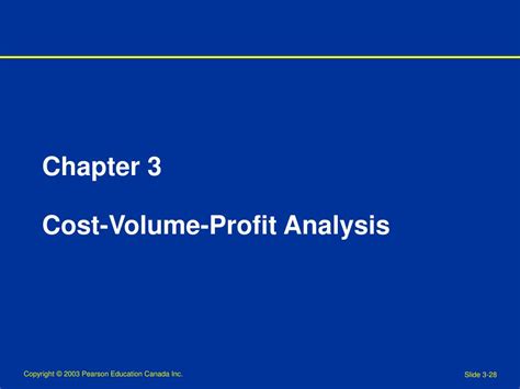 Ppt Chapter 3 Cost Volume Profit Analysis Powerpoint Presentation Free Download Id 6833977