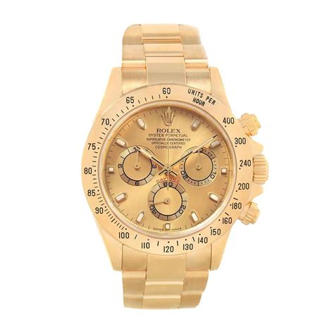 Rolex Daytona Cosmograph Yellow Gold Dial 116528 Replica