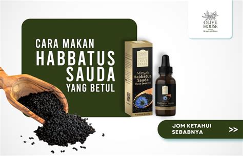 Cara Makan Minyak Habbatus Sauda Dengan Betul Olive House Hq