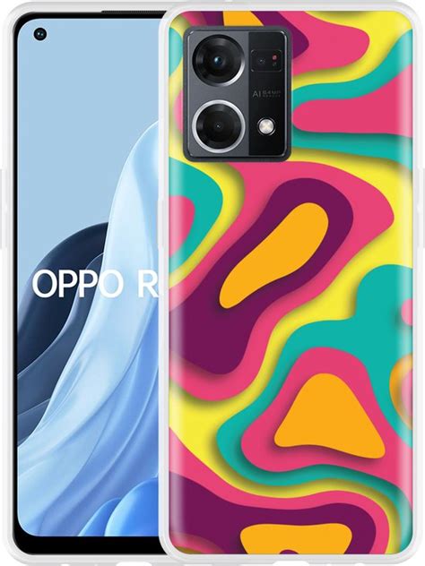 Cazy Hoesje Geschikt Voor Oppo Reno Retro Colors Bol