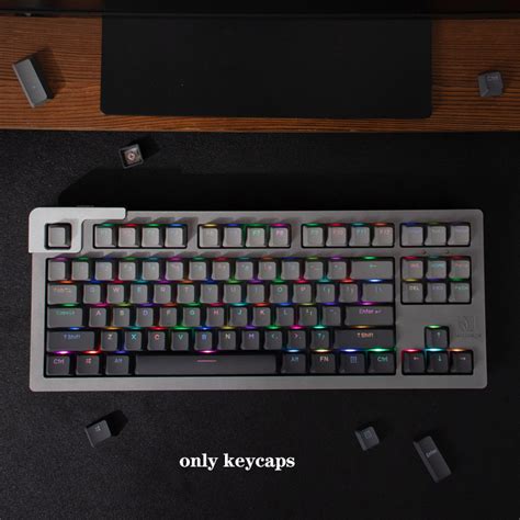 GMK+ Black Grey OEM Custom Keycaps Set - GMK Keycaps