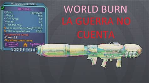 Borderlands Gu A De Armas Arcoiris World Burn La Guerra No Cuenta