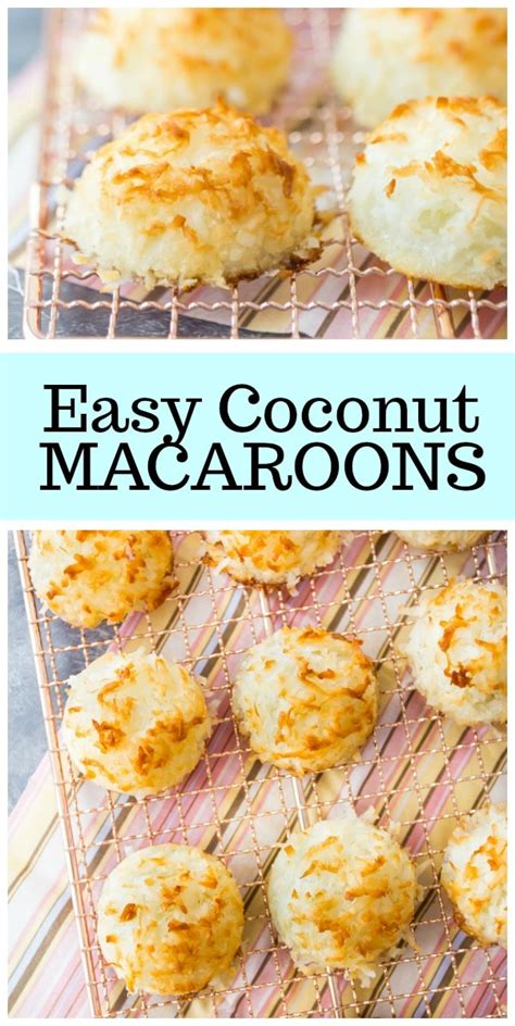 Easy Coconut Macaroons Recipe Girl