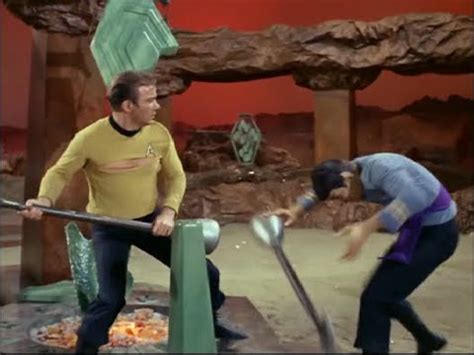 Captain Kirk and Mr. Spock Fight - YouTube