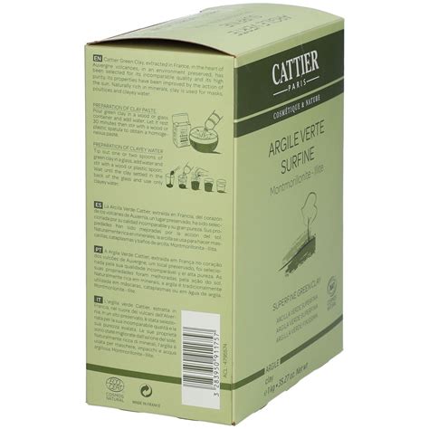 Cattier Argile Verte Surfine 1000 G Farmaline