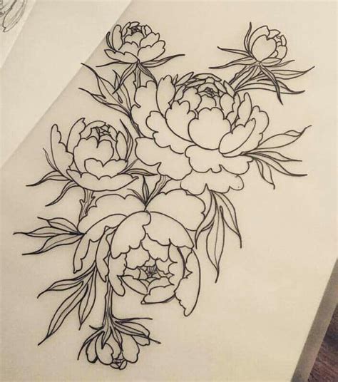 Flower Drawing and Tattoo Inspiration