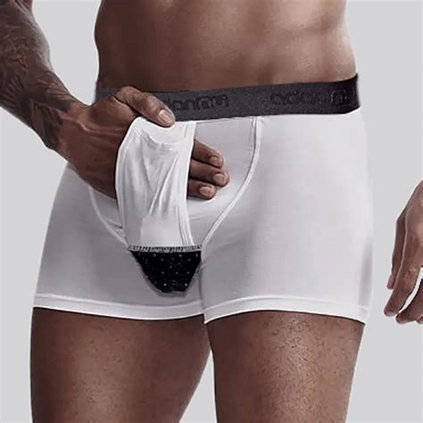 Underpants Sexy Men Boxer Penis Pouch U Convex Bulge Underpant Cotton