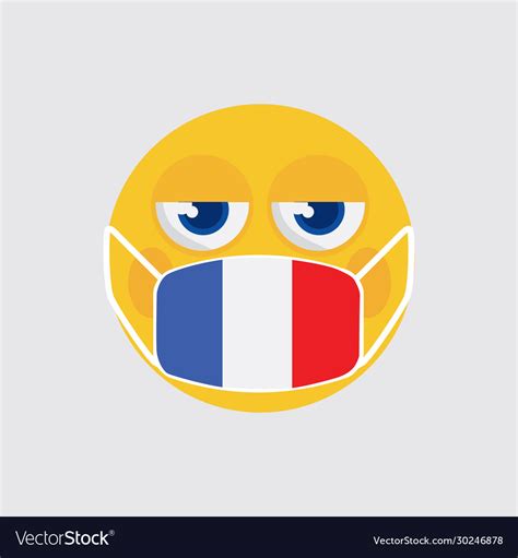 Emoji Holding French Flag Emoticon Waving Ilustración De 54 Off