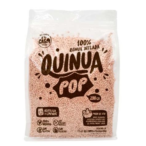 Quinua Pop Sin Azucar 200gr Del Campo A Tu Casa