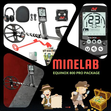 Metal Detector Minelab Equinox 800 Multi Frequency Vishco Metal