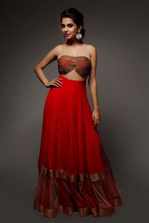 Red Bridal Lehenga By Akshay Wadhwa