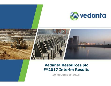 Vedanta Resources Plc 2017 Q2 Results Earnings Call Slides